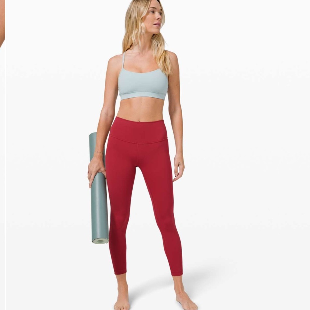 Lululemon Wunder Under High-Rise Tight 25" *Full-On Luxtreme Soft Cranberry 10